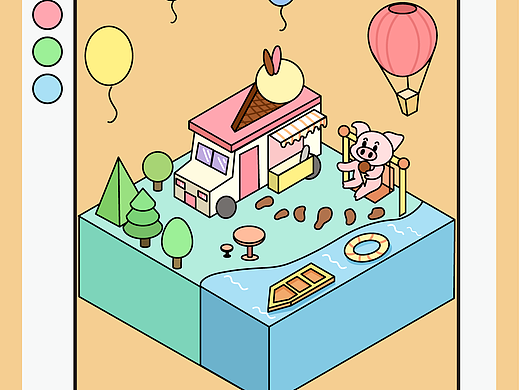 2.5d插画