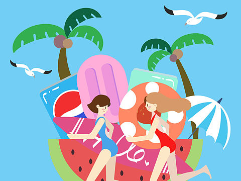 原创插画  ｜盛夏