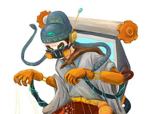 鬼（个人主页-ZMjk5NzEzMzY=） - 商业插画 - 站酷设计师来碗鱼丸原创素材 - 站酷ZCOOL