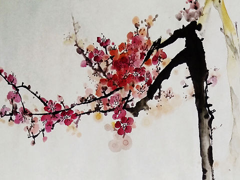 那些筆墨暈染下的點點小花（個人主頁-ZMjc3MTY5ODg=） - 繪畫 - 站酷設計師花瓶里原創(chuàng)素材 - 站酷ZCOOL