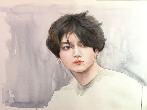 人物水彩（个人主页-ZNDI5MzU1ODg=） - 绘画 - 站酷设计师Ternurajk原创素材 - 站酷ZCOOL