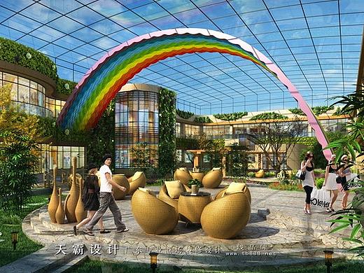 比蚌埠商场装修公司作品更富有创意的设计效果图