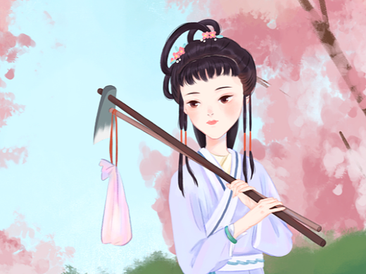 黛玉葬花