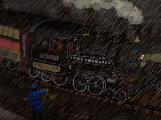 雨夜（个人主页-ZMTg5ODk5MTY=） - 创作习作 - 站酷设计师绿青蛙先生原创素材 - 站酷ZCOOL