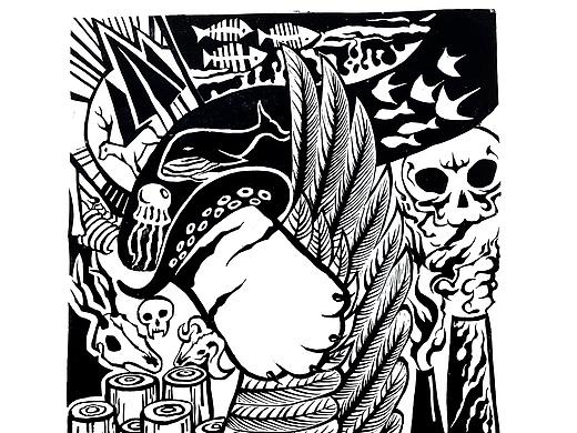 木刻版画_创意设计作品图片素材-站酷zcool