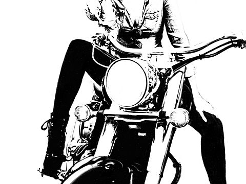机车女（个人主页-ZMzEzMDU3MTI=） - 绘画 - 站酷设计师心渡PS原创素材 - 站酷ZCOOL