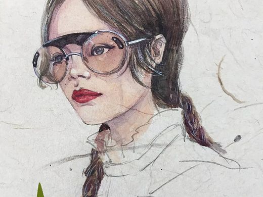 東巴紙上的水彩人物（個人主頁-ZNTExNDI0NjA=） - 創(chuàng)作習(xí)作 - 站酷設(shè)計師一滴墨回原創(chuàng)素材 - 站酷ZCOOL