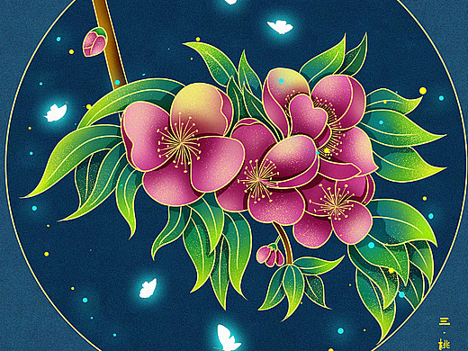 十二月·花（个人主页-ZNjAzMDkwMjA=） - 商业插画 - 站酷设计师June0314原创素材 - 站酷ZCOOL