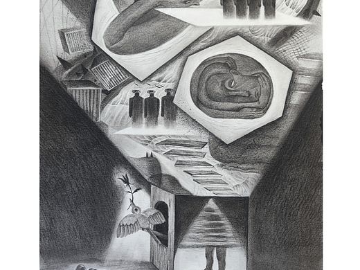 黑白插画（个人主页-ZNTIzMTMxMjg=） - 创作习作 - 站酷设计师yiyiluoka原创素材 - 站酷ZCOOL