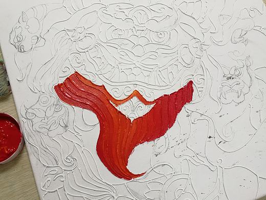 年獸瀝粉畫（個人主頁-ZMzcwNTI4OTI=） - 繪畫 - 站酷設(shè)計師三春三原創(chuàng)素材 - 站酷ZCOOL