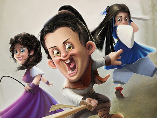 李逍魂历险记（个人主页-ZMTkzNzQ2MDQ=） - 游戏原画 - 站酷设计师zincw原创素材 - 站酷ZCOOL