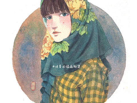 格紋少女系列合輯（個人主頁-ZMzIyMDE2MDA=） - 商業(yè)插畫 - 站酷設(shè)計師鴻哥原創(chuàng)素材 - 站酷ZCOOL