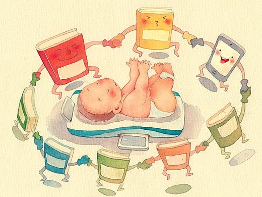 《趣宝宝》插画