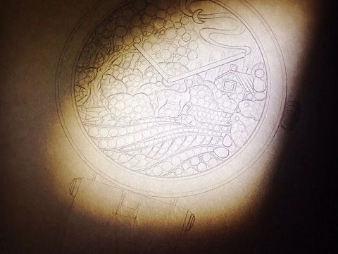 高级珠宝腕表手绘