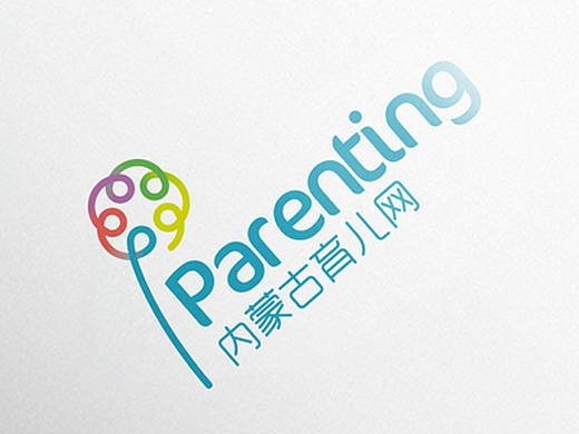 育儿网标志logo形象设计
