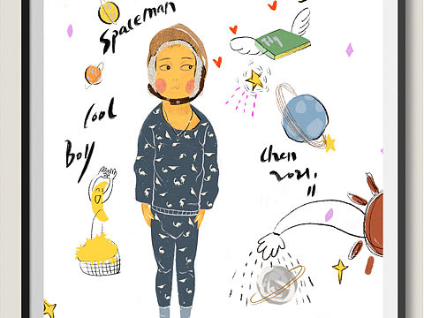 小孩子的創(chuàng)想（個(gè)人主頁(yè)-ZNTY3OTg1MDA=） - 藝術(shù)插畫(huà) - 站酷設(shè)計(jì)師添君原創(chuàng)素材 - 站酷ZCOOL