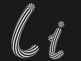 ai线条字母扭曲形状效果图