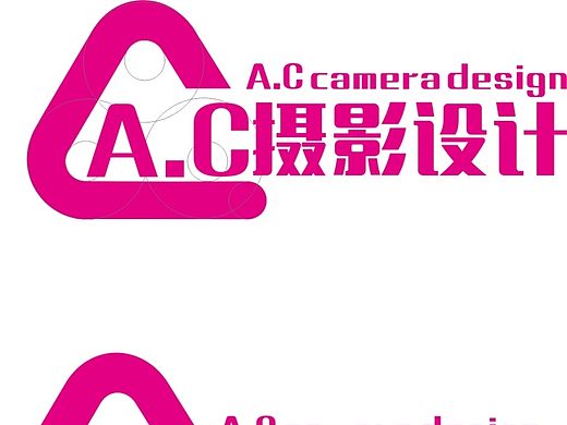 A.C摄影设计logo
