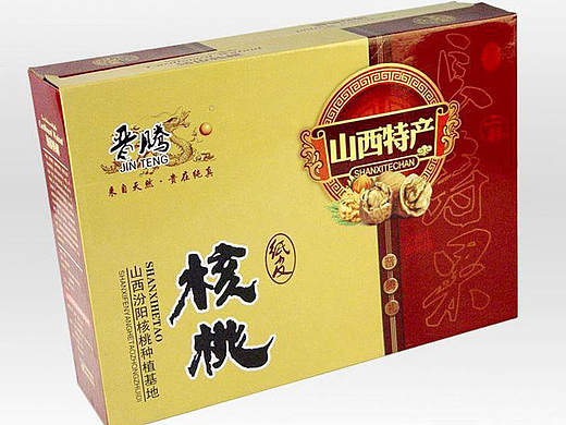 枣夹核桃包装盒设计