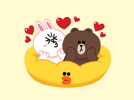 手机主题 LINE——love story