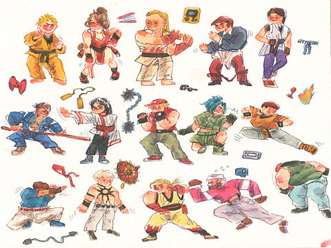 国风拳皇98+各种古风小人儿