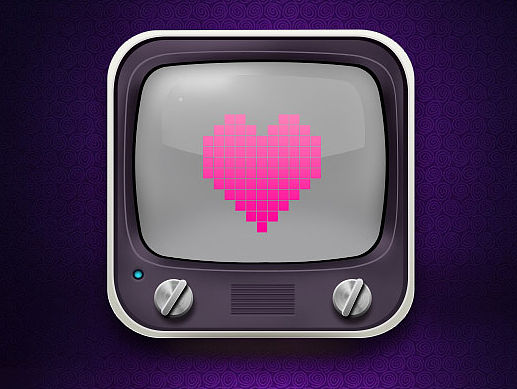 半写实图标原创-电视机