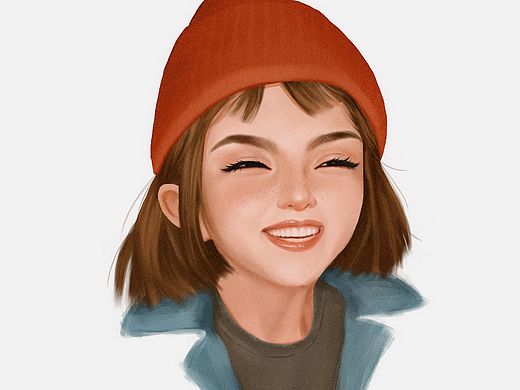 爱笑的女孩（个人主页-ZNDQzNzMxMzI=） - 创作习作 - 站酷设计师sn8023mjy原创素材 - 站酷ZCOOL