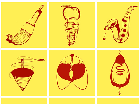 变形系列辣椒【图形创意】