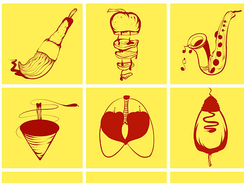 变形系列辣椒【图形创意】