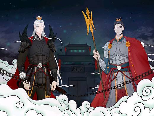 【鬼域】鬼门关 东方鬼帝（个人主页-ZNDI1MzM2Njg=） - 绘本 - 站酷设计师郭蝈GUO原创素材 - 站酷ZCOOL