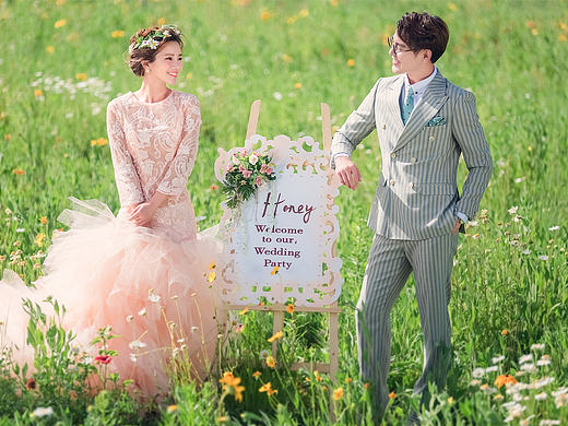 练习--韩式田园风婚纱后期