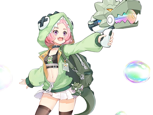 spine练习（泡泡女孩）