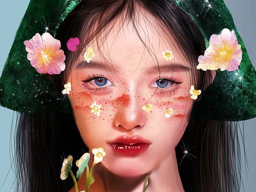 今日作品。（个人主页-ZNTYzMjEzNTY=） - 创作习作 - 站酷设计师努力吧少年画家原创素材 - 站酷ZCOOL