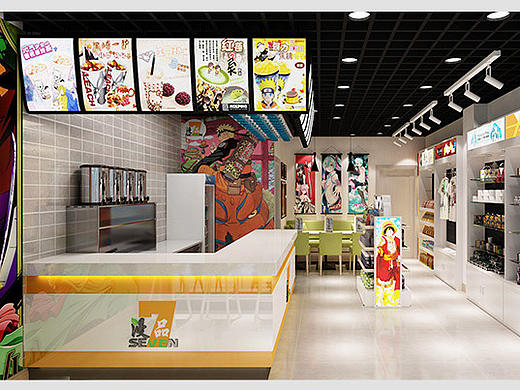 77漫品动漫奶茶店