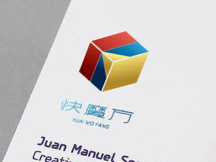 快魔方快递标志