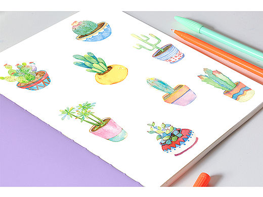 《植之旅》水彩手绘插画（个人主页-ZMTQ1NzA5MzI=） - 商业插画 - 站酷设计师早寻山原创素材 - 站酷ZCOOL