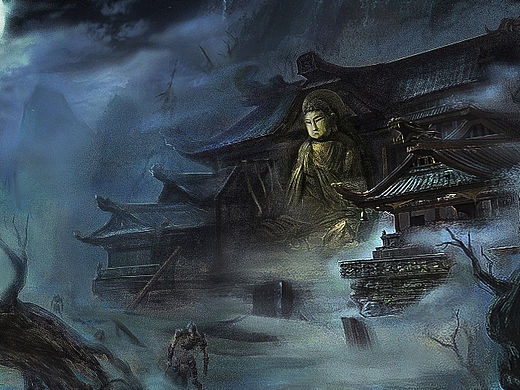 寺庙（个人主页-ZMTU1NTg4NTI=） - 概念设定 - 站酷设计师最后的L原创素材 - 站酷ZCOOL