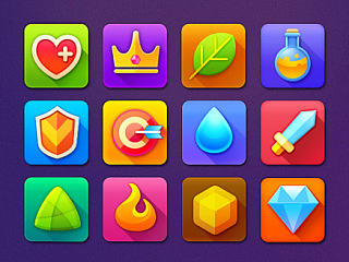 图标练习（个人主页-ZNzIyNDYzNg==） - 图标 - 站酷设计师一点张原创素材 - 站酷ZCOOL