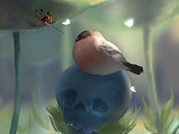 第一次場(chǎng)景速涂插畫