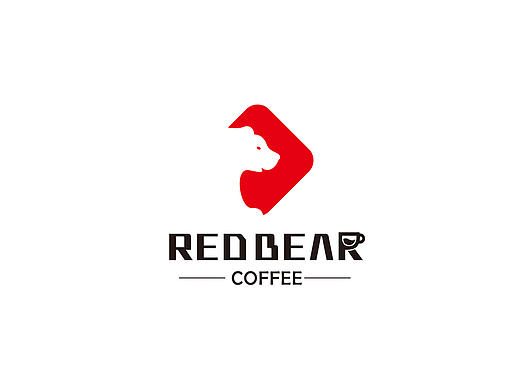 #RED BEAR 红熊咖啡 logo设计