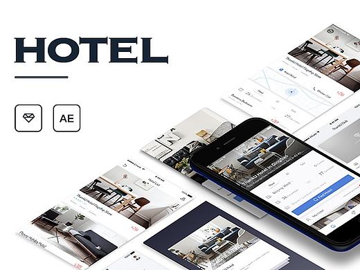 UI动效交互 ThankU Hotel App