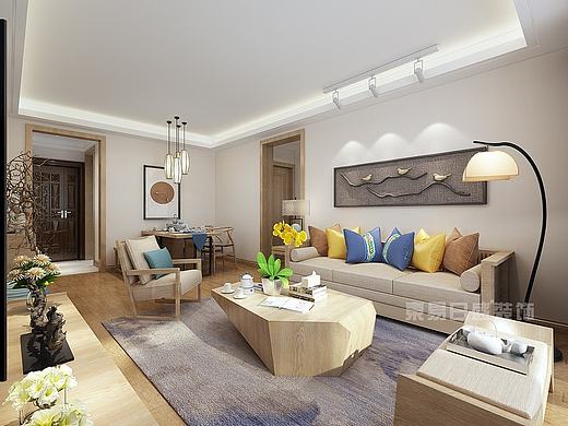 华润幸福里现代前卫165平米装修效果图