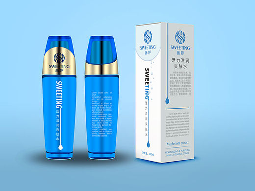 刚做的化妆品包装变相飞机稿