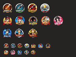 为社区绘制的一些勋章