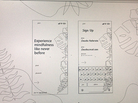 iphone手机客户端界面