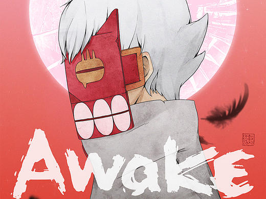 Awake 二维动画角色设定与海报设计