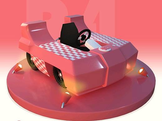 跑跑卡丁車c4d（個人主頁-ZMzUzMzQ1NTI=） - 機械/交通 - 站酷設計師古蘭森原創(chuàng)素材 - 站酷ZCOOL
