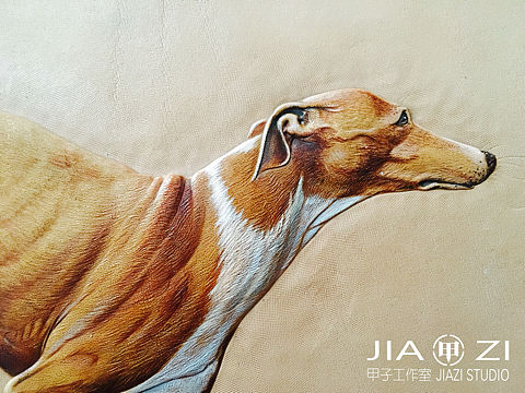 太原甲子工作室 动物皮雕习作