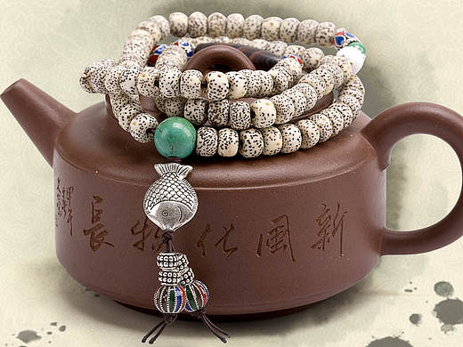 菩提子佛珠手链微店海报