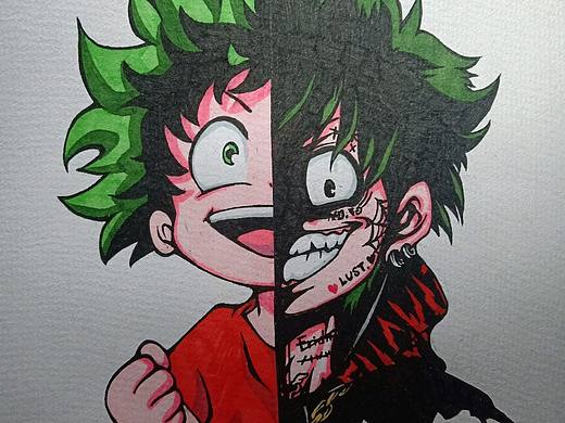 我的英雄学院临摹（个人主页-ZMzkxMDM0ODQ=） - 其他动漫 - 站酷设计师Majin_Purple原创素材 - 站酷ZCOOL